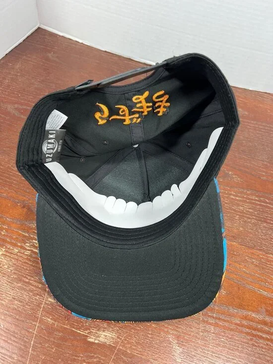 Junji Ito Uzumaki Snapback Hat Black & Multicolor Adjustable Cap X3 - Picture 3 of 4